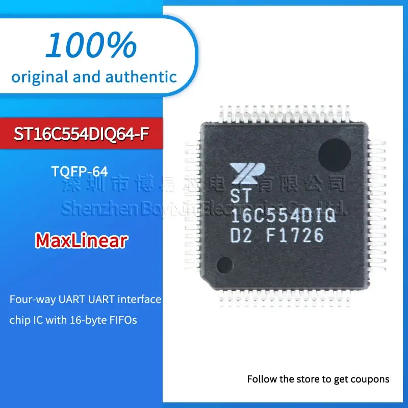 

ST16C554DIQ64-F New original genuine TQFP-64