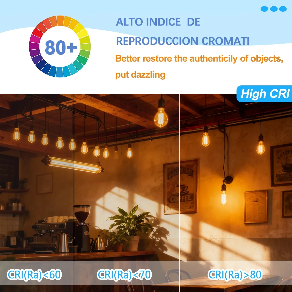 2 قطعة الرجعية اديسون ضوء لمبة E27 E14 B22 220 فولت A60 G45 ST64 G80 G95 G125 خيوط خمر أمبولة المتوهجة لمبة اديسون مصباح #4