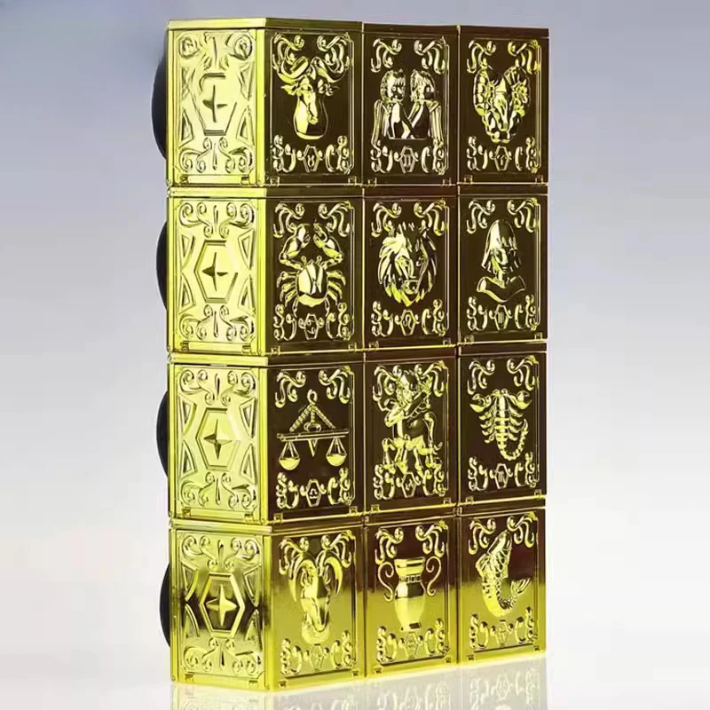 RH Saint Seiya Cloth Myth EX Gold Saints Cloth Box Set PVC Edition With Backpack Function Openable