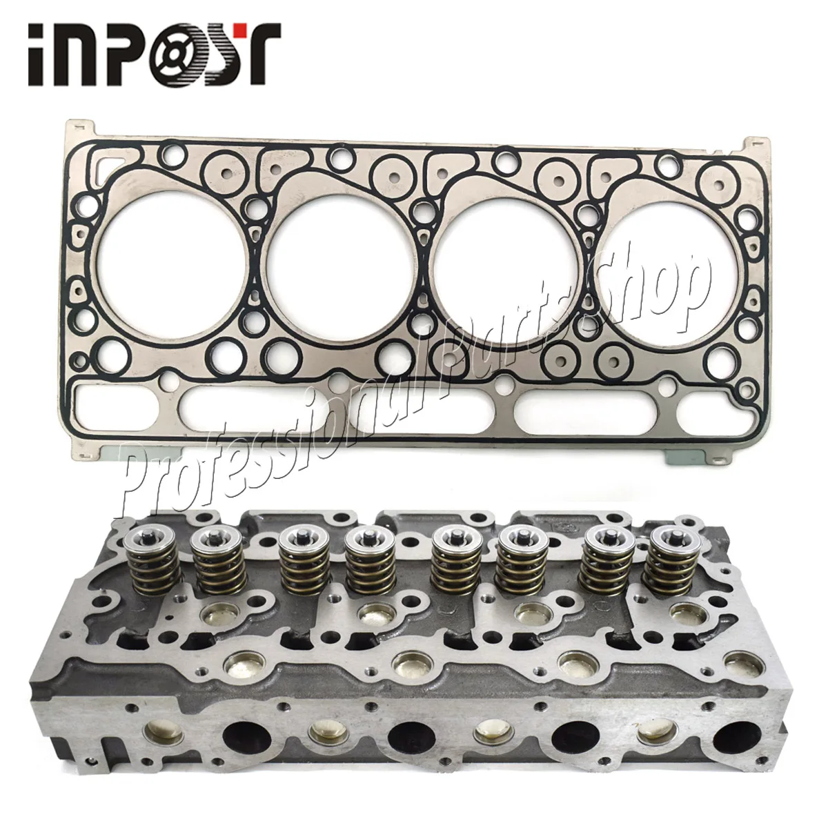 

NEW V2003 Complete Cylinder Head with Gasket For Kubota Bobcat 773 337 T190