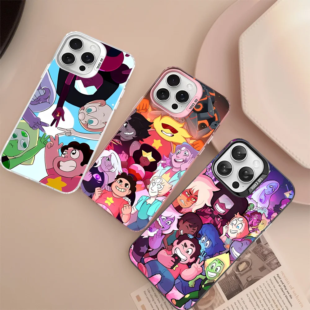 S-Steven U-Universe Phone Case For IPhone 16 15 14 13 12 11 Pro Max X XR XSMAX 8 7 Plus Matte Shockproof Back Cover