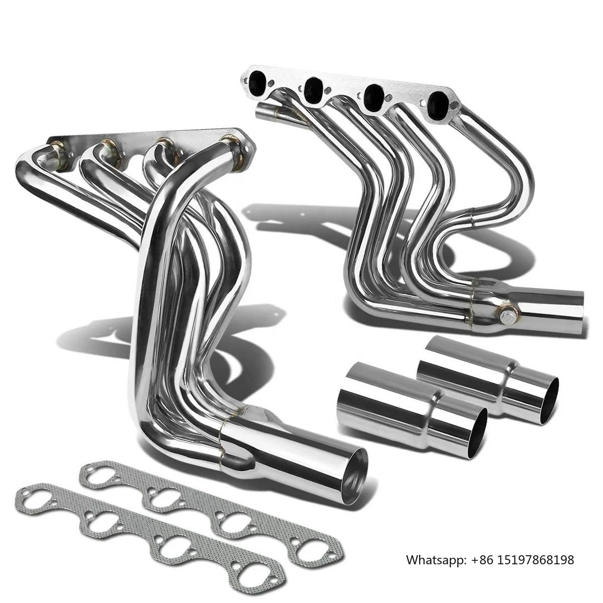 Cabezal de escape del colector SS para camioneta Ford F150 / F250 / Bronco 5.8L V8 Racing 87-96