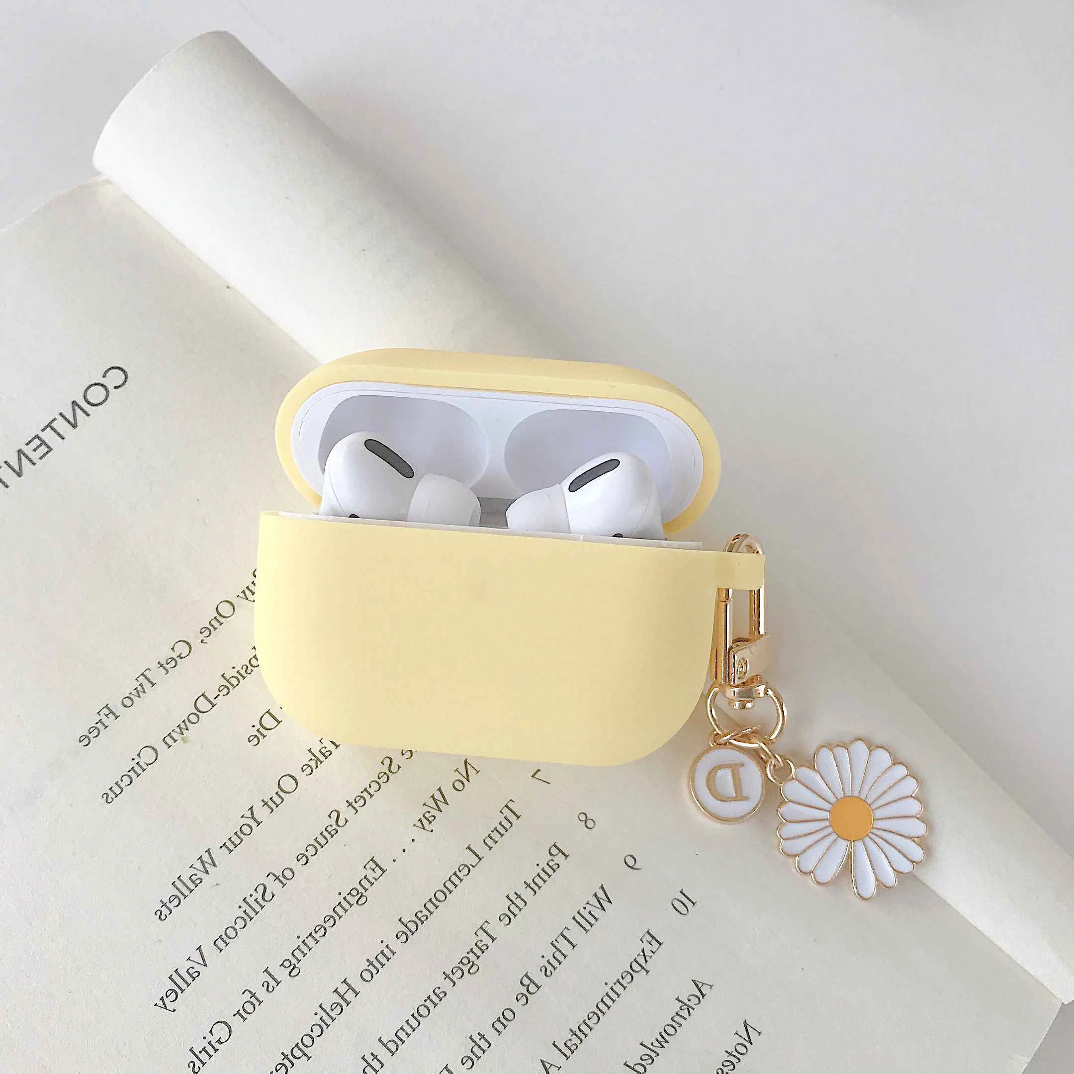 Voor Airpods Pro Case Voor Apple Airpods 1 2 3 Leuke Ruimtevaarder Astronaut Cartoon Luxe Bloem Sleutelhanger Oortelefoon Cover Air pods Pro 3