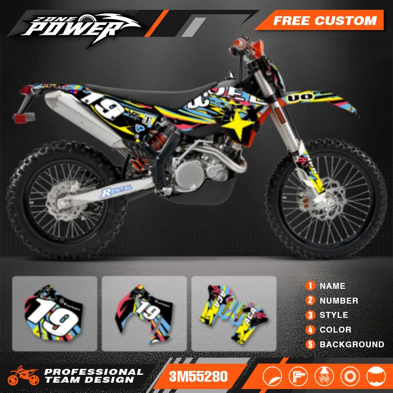 

Наборы наклеек с графикой для мотоцикла Powerzone для KTM EXC EXC-F 2008 2009 2010 2011 SX SXF 2007 2008 2009 2010