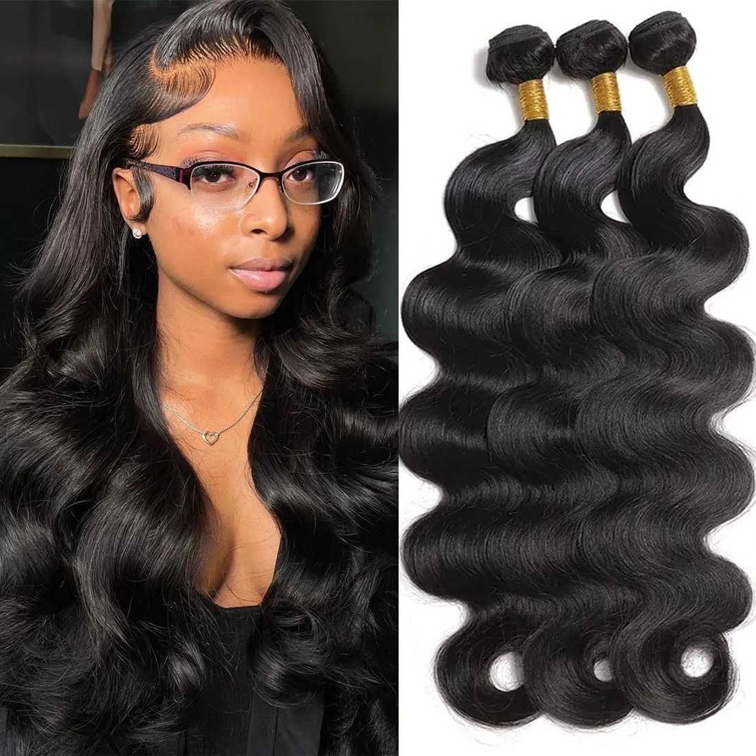 Body Wave Bundles Human Hair 16 18 20 Inch 10A Human Hair Bundles Body Wave 3 Bundles 100%  Brazilian Virgin Hair Extensions