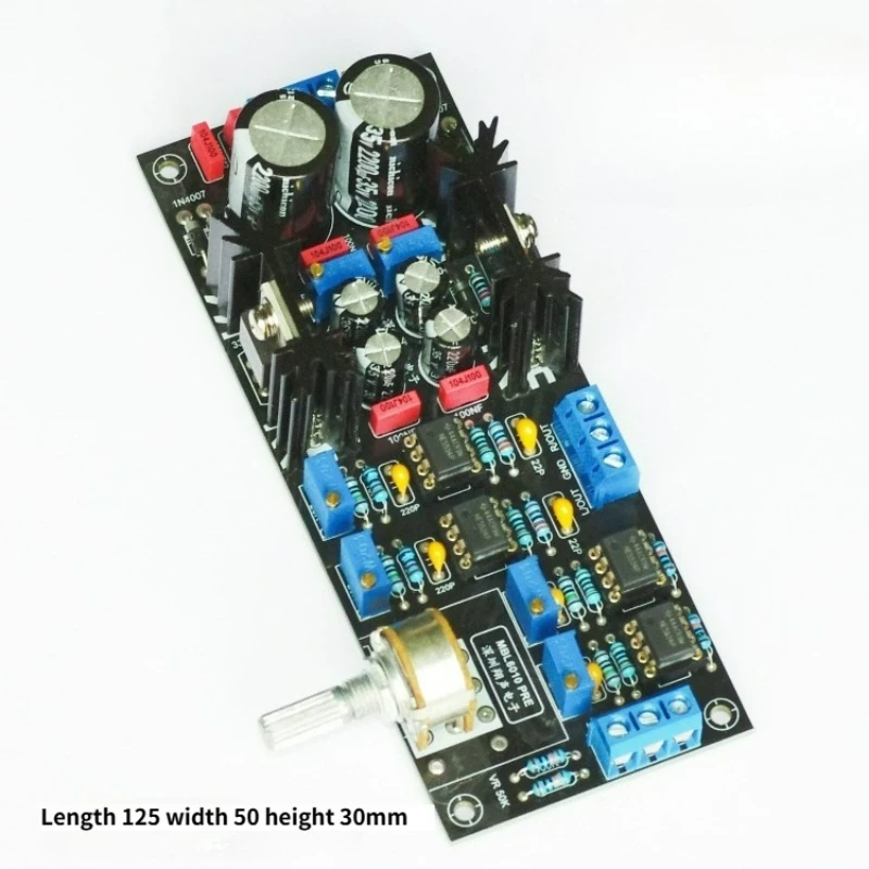 SOTAMIA MBL6010 Preamp Power Amplifier Finished Board Op Amp 5534 Fever Pre-stage Audio Amplifier LM317/337 Voltage Regulation