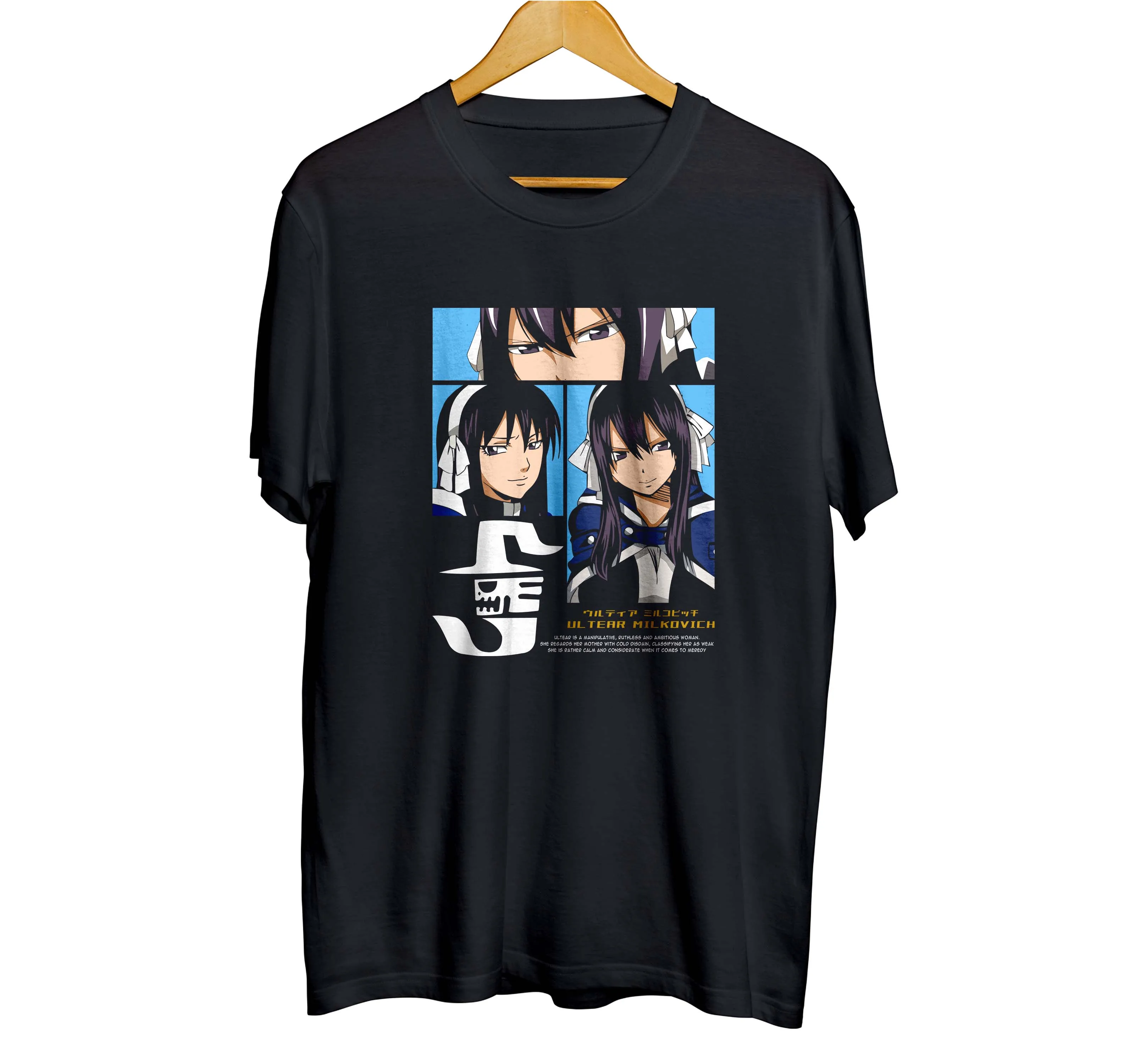 T-shirt distroanime ULTEAR MILKOVICH - FAIRY TAIL 100% cotton combed 30s