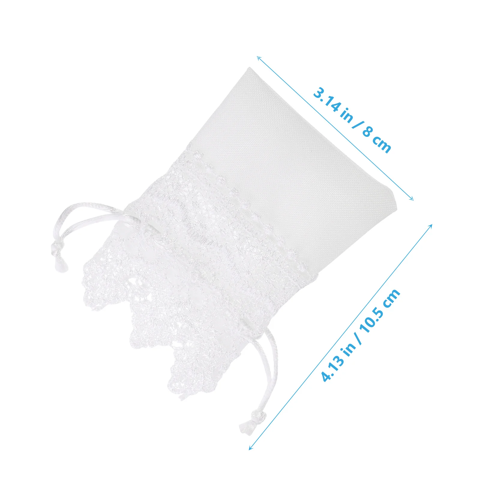 

10Pcs Lace Drawstring Jewelry Pouches Luxury Present Bags Wedding Candy Small Jewelry Organizer Holder Travel Storage