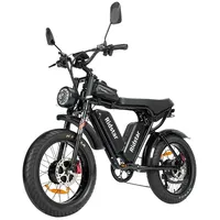 Top Speed 60KM/H, Max Mileage 120KM PAS mode, 20*4.0 Fat Bicycle Ridstar Q20 Pro Ebike, Dual Motor 2000W, Two Batteries 40AH