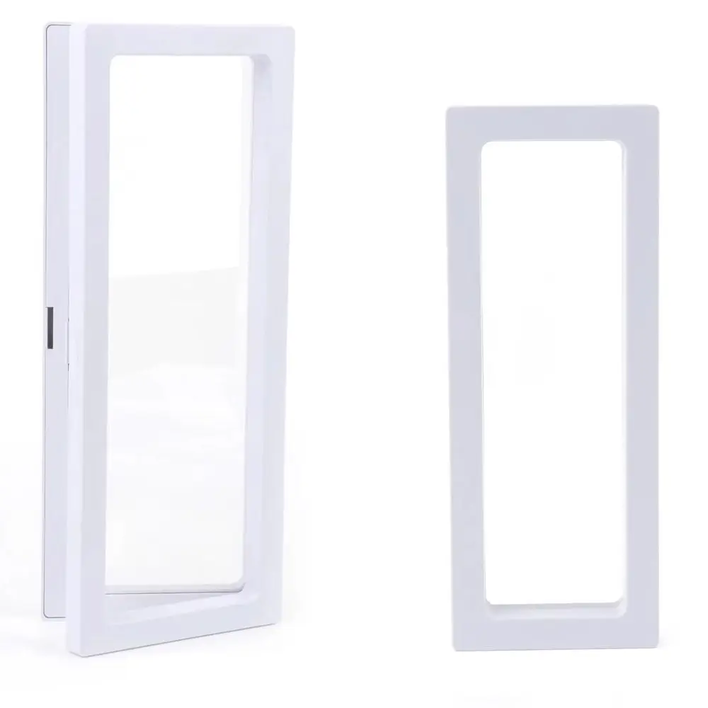 내구성 PE 필름 보석 보관 상자 반지 귀걸이 보석 디스플레이 상자 목걸이 3D 플로팅 프레임 상자 보석