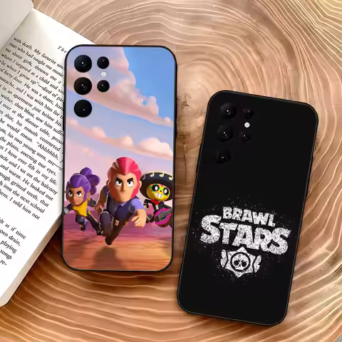 B-Brawl Stars Phone Case For Samsung S Series S20 S21 S22 S23 S24 FE Plus Ultra Print TPU Cover