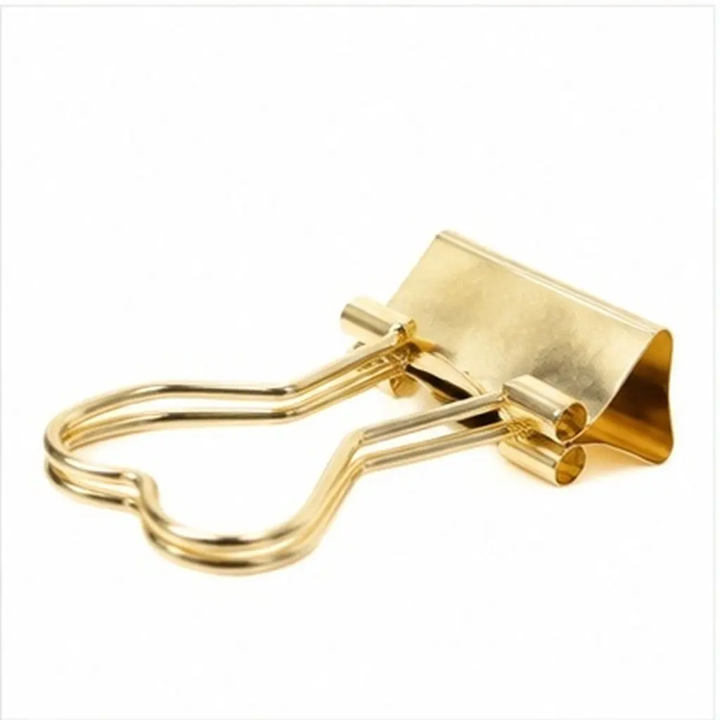 10Pcs Small Metal Binder Clips Professional Design Fresh Simple Office Supplies for Documents Notebooks Scrapbooks Calendar