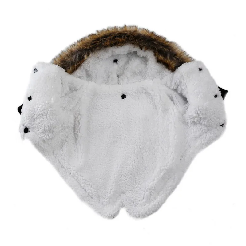 Dog Clothes Winter Puppy Pet Dog Coat For Small Medium Dogs Thicken Warm Chihuahua Yorkies Fur Hoodie Jacket Pets Costume