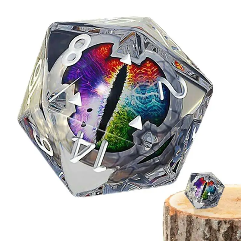 

Eyeball Dice Resin Cheese Dice Color Polyhedron Dice With Shiny Eyes For Role Playing Table Games For Interactive Games Teaching