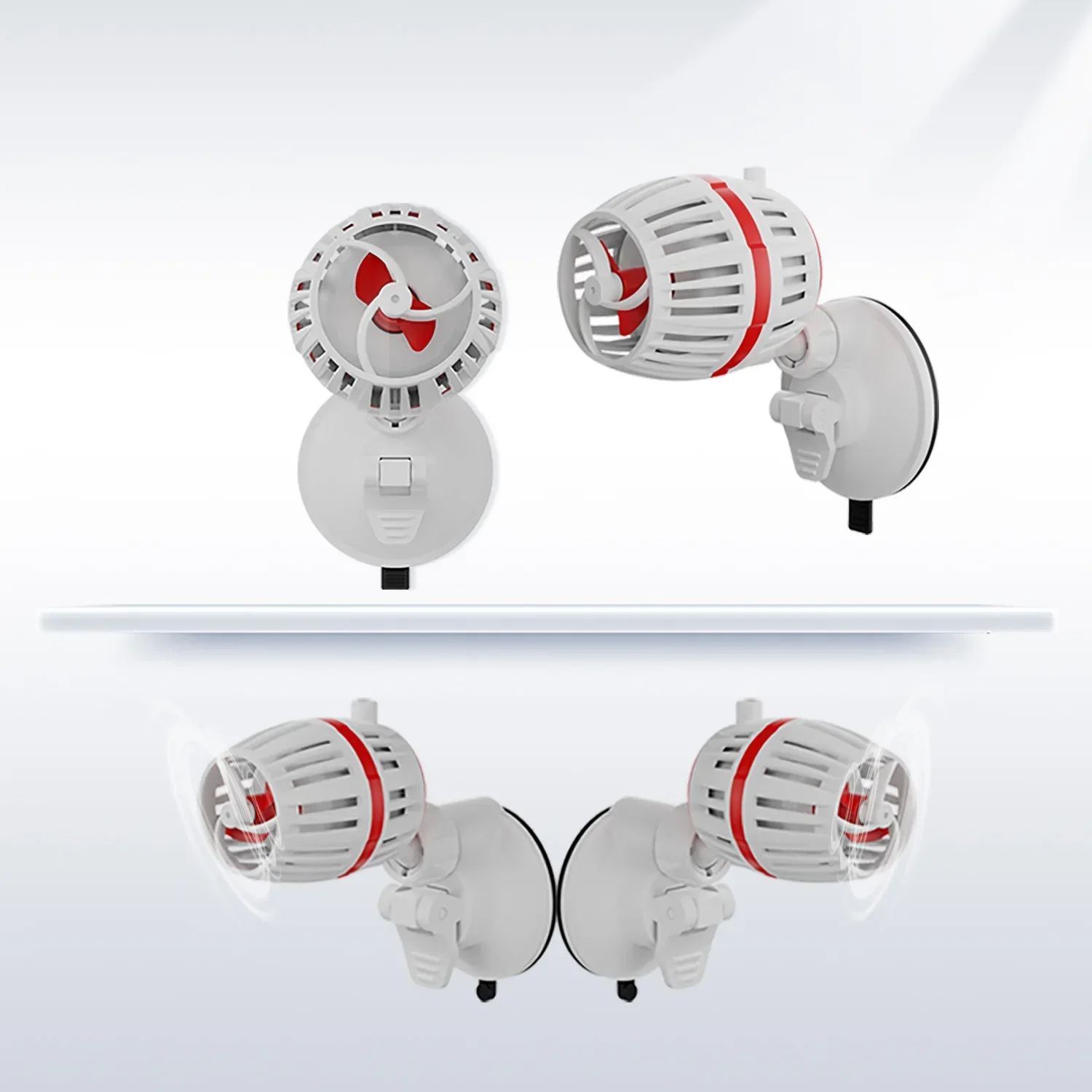 Frequency Conversion Wave Making Pump Fish Tank, Aquarium Surf Circulation Current Diving External Control 12V Frequency