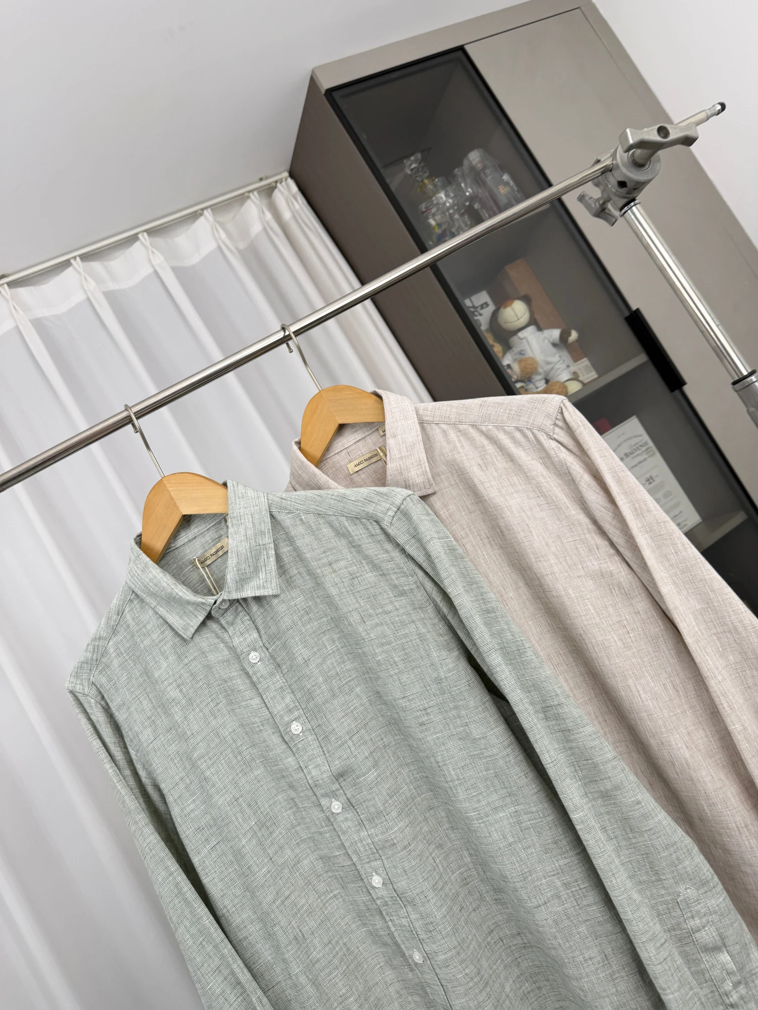 Loose Fit Men's Long Sleeve Shirt Breathable Anti-Wrinkle Casual Style Summer Fashion Commuting Shirt Lazy Style Japanese Design