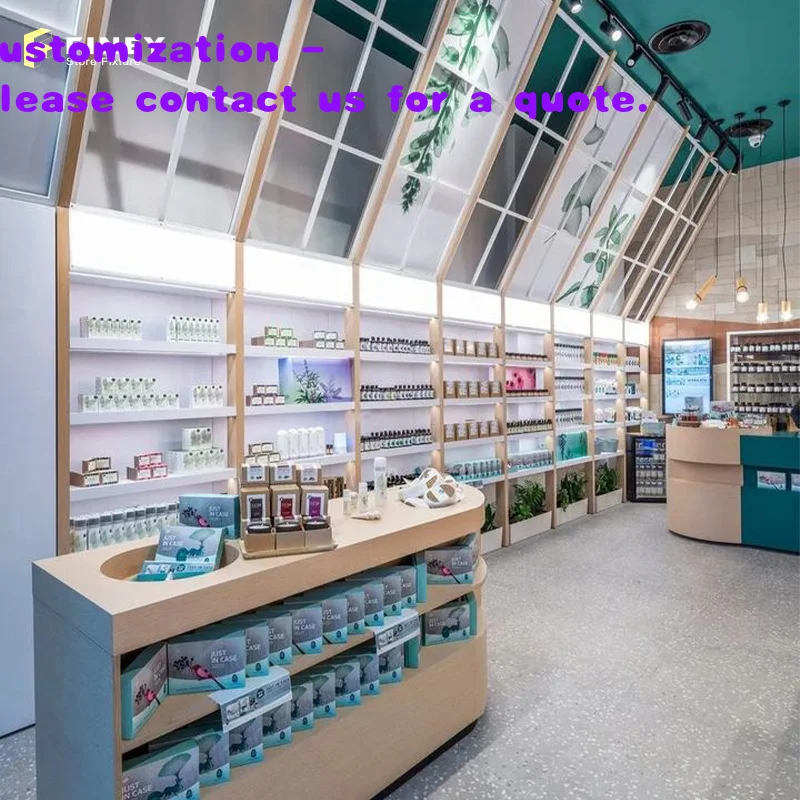 custom.Factory Direct-Selling High End Cosmetic Display Counter Shelves Customized Exquisite Shop Furniture