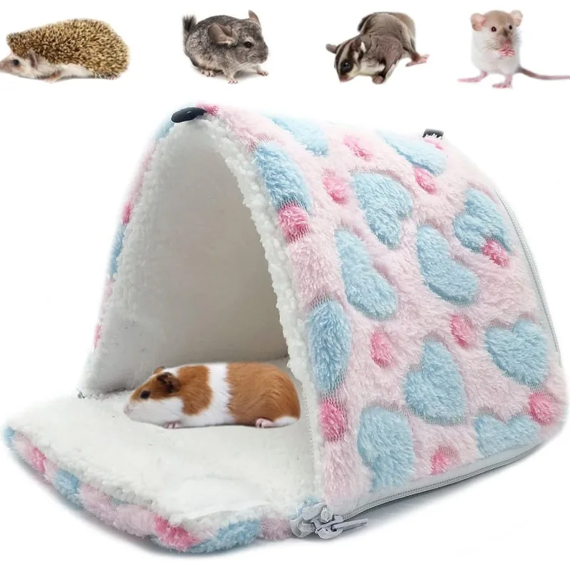 Rat Hammock Bed Ferret Rodent Hammock Bed Hideout Cage Accessories Toy Bed for Guinea Pig Chinchilla Hedgehog Sugar Glider