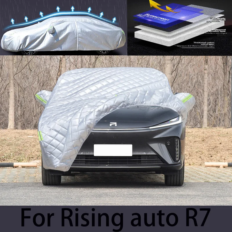 For Rising auto R7 Car hail protection cover rain protection scratch protection paint peeling protection car clothing