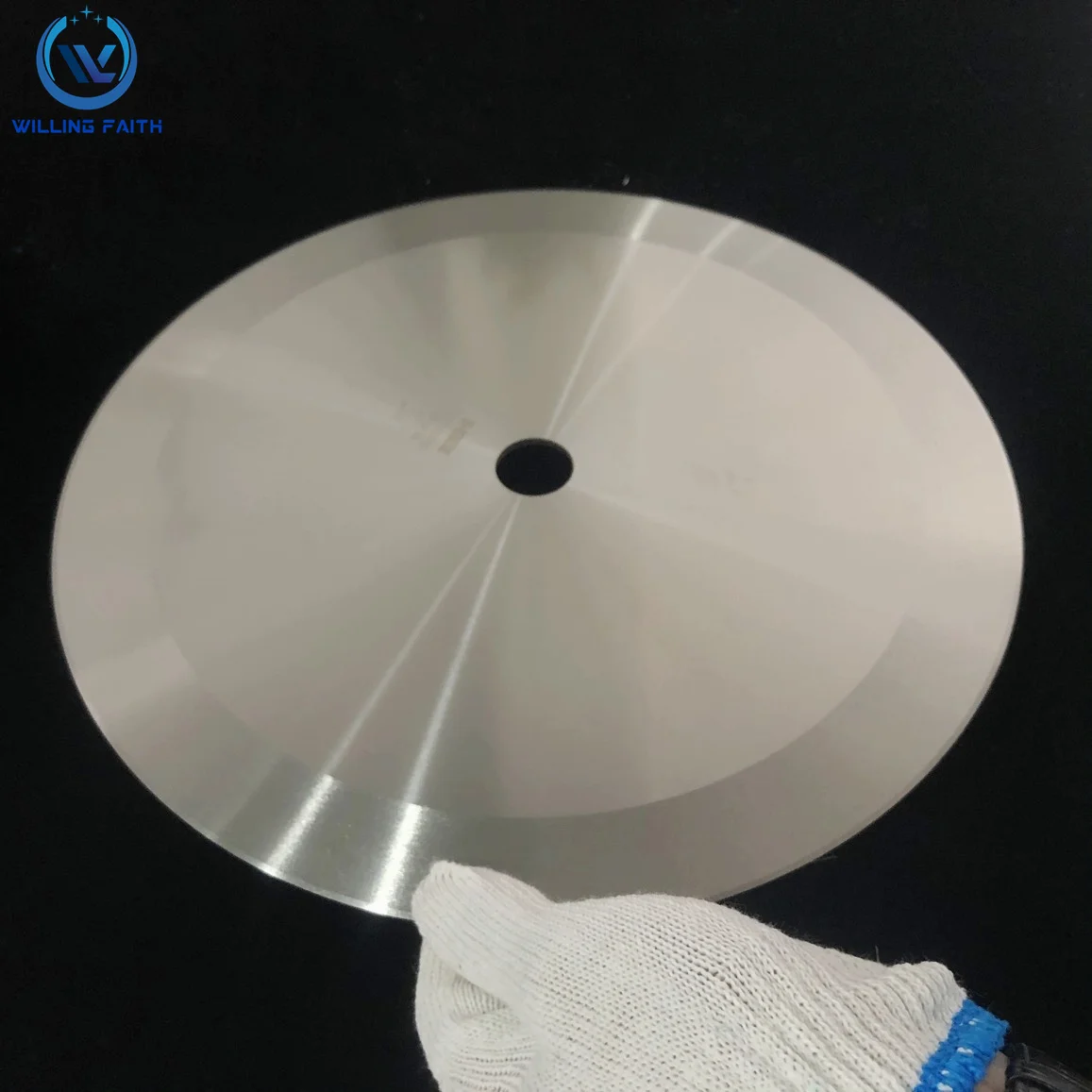 Custom paper/roll cutting round knife Slitting round knife Machine round blade Paper/cloth slitting 610MM circular rotary blade