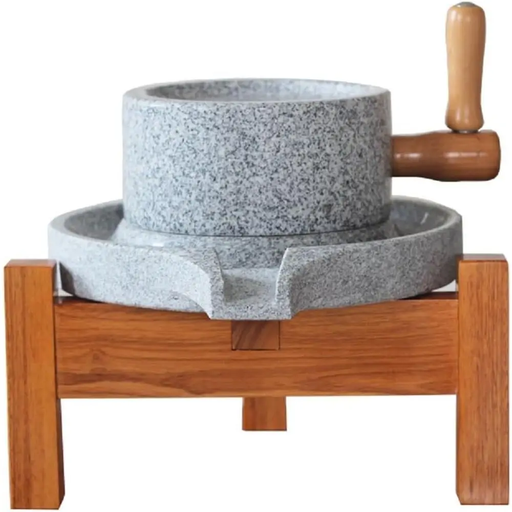 

Stone milled,stone mill grinder or lour,stone mill wheat, grinding wet soybean milk, wheat lour, grain,peppers,spices (7.87inx11