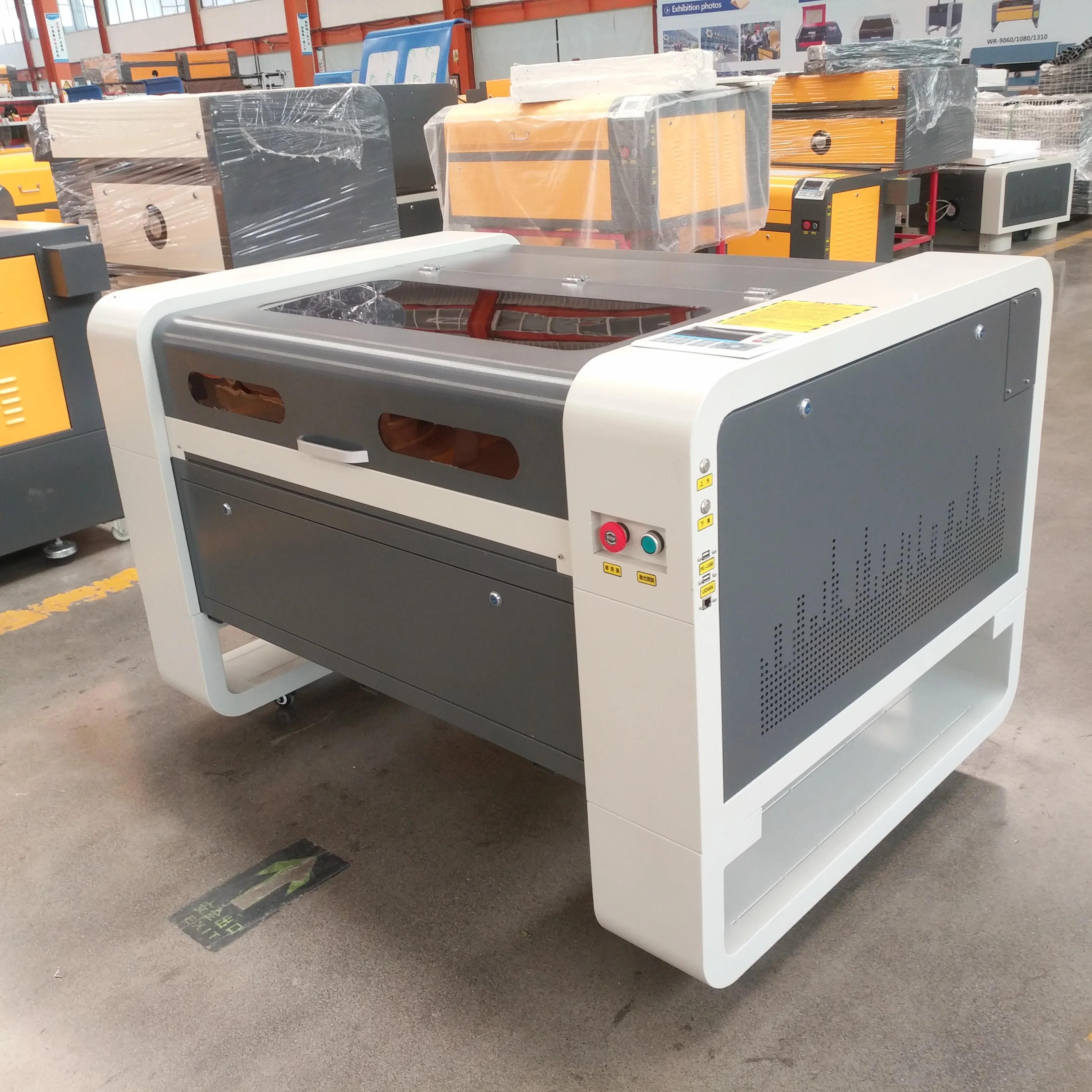 Voiern 60 واط 80 واط 100 واط 130 واط 6040 9060 1080 1390 40 واط آلة الحفر بالليزر و 4060 آلة القطع بالليزر للخشب مع Ruida RECI #4