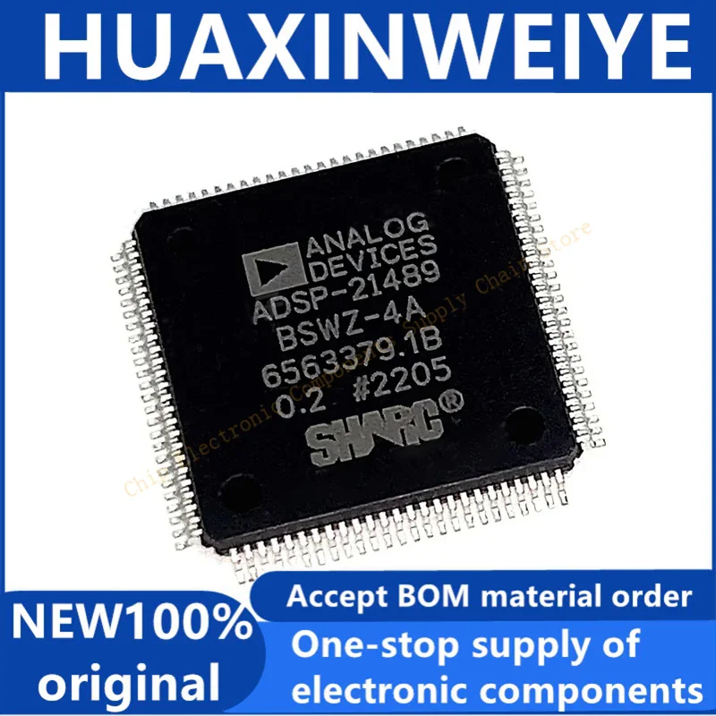 

100% New ADSP-21489BSWZ-4A Chipset Integrated circuit electronic components Support BOM material table one-stop con