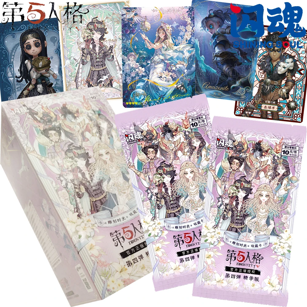 

New Shining Soul Original Identity V Collection Cards Chinese Hot Game Gorgeous Colored Window Style Character Cards Fans Gifts