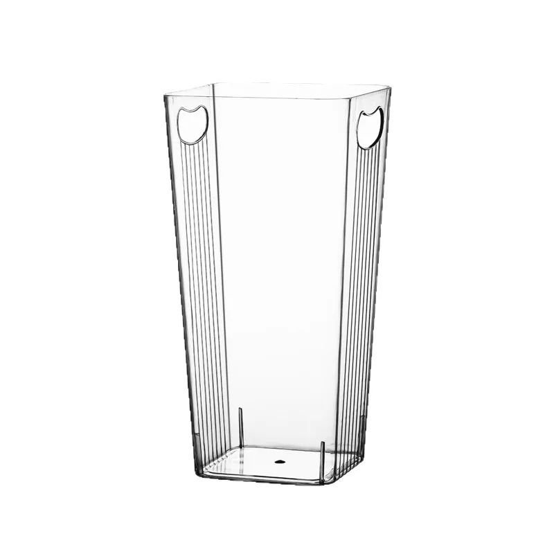 

LTT Large Diameter Iron Bar Yam Transparent Storage Box Kitchen Multifunctional Storage Artifact