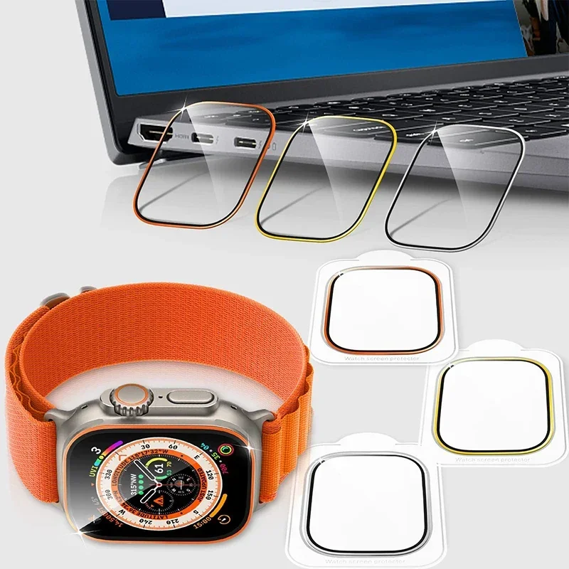 Tempered Glass for Apple Watch Ultra 49mm HD Screen Protector Anti-Scratch proof film Series 49 mm smart iwatch band Accessories