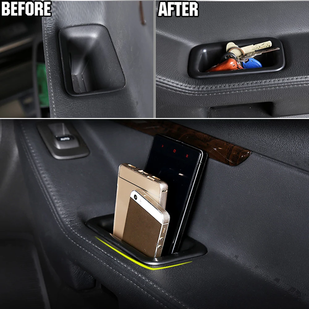 For Ford Explorer 2011 2012 2013 2014 2015 Door Storage Box Inner Handle Armrest Container Bin Cup Car Organizer