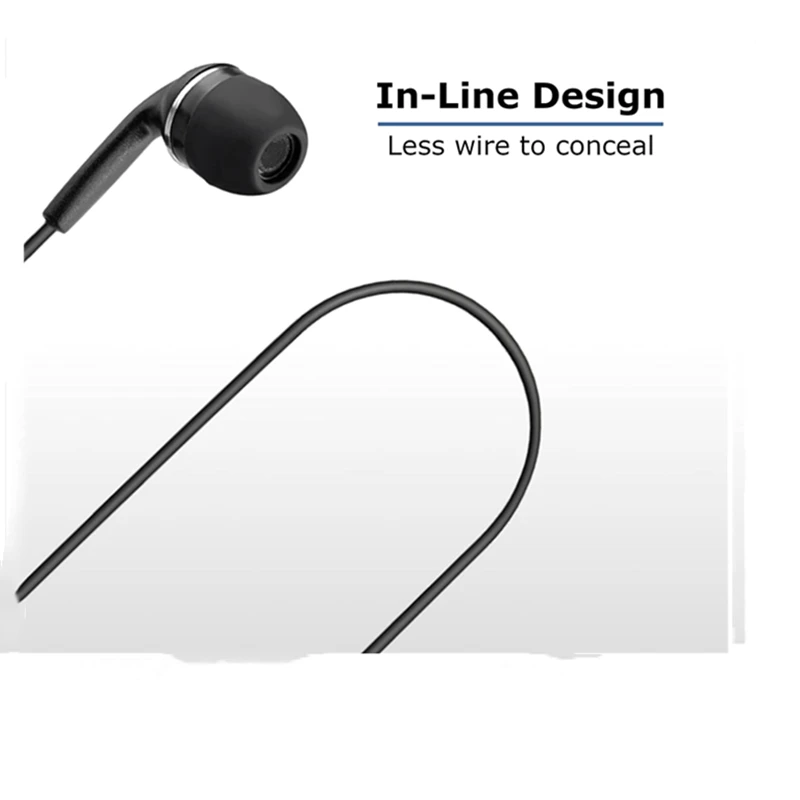 Rubber Earpiece and Mic Headse - Wired Earphone Mic recension och pris