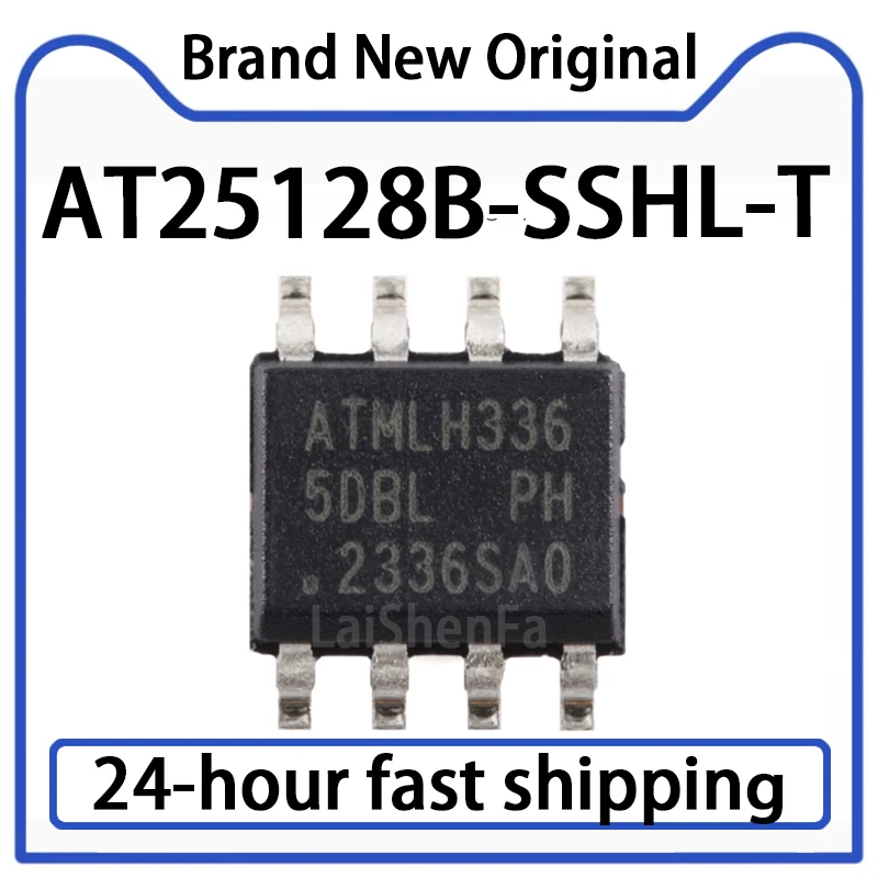 10PCS AT25128B-SSHL-T Package SOIC-8 128Kb SPI Serial EEPROM Chip Original in Stock