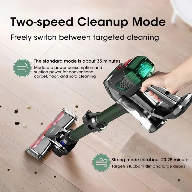 2024 Wireless Handheld Vacuum Cleaner 15000PA Suction,Two-speed Adjustment Portable Foldable Stick Cordless Vacuum for Home