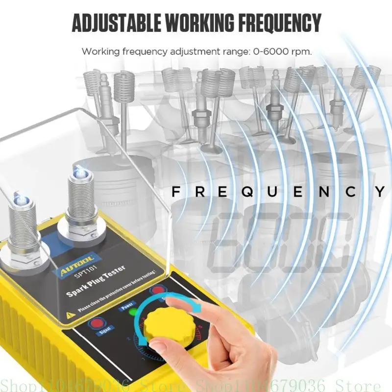 

Ignition Plugs Diagnostic Tool Easy operation Plug & for Play SPT101 Double Hole Testing