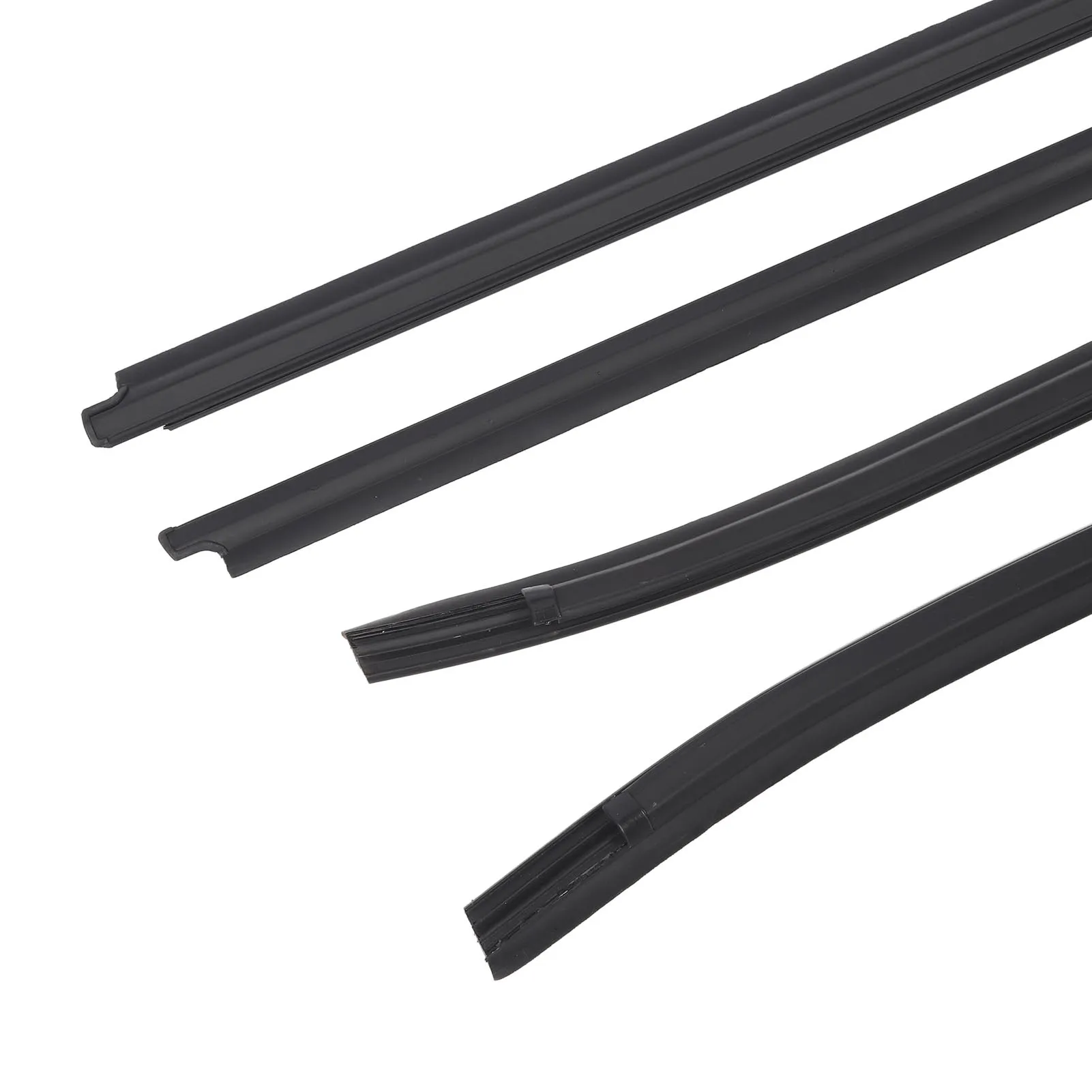 4PCS Car Window Weatherstrip Seal Belt Moulding Trims Rubber 68161 0K010 for Toyota Hilux SR5 VIGO MK6 PICKUP 2005 to 2015 - view 5