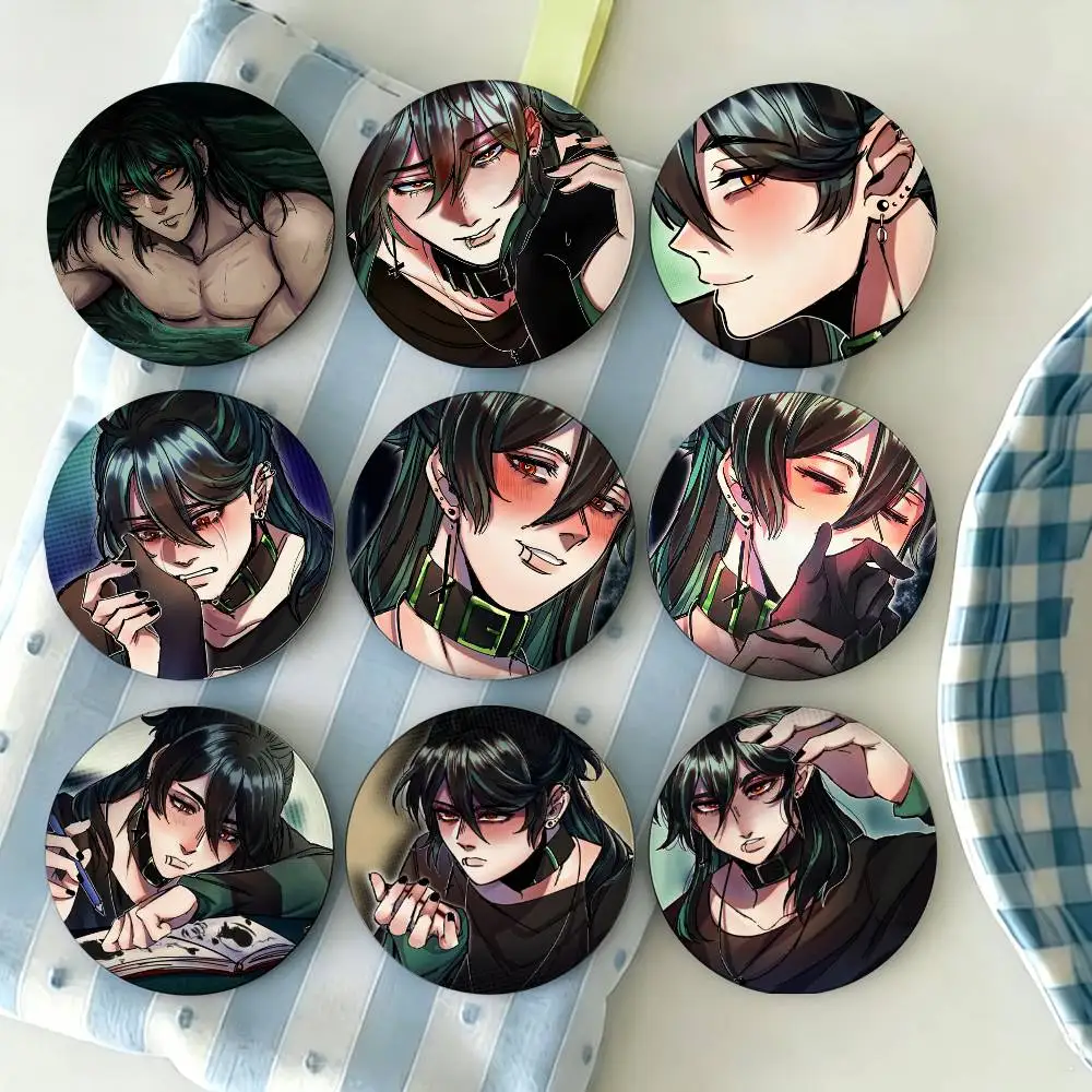 

s-sol the kid at the back-k Badges Creative Tinplate Button PinsBrooch Badge Clothes Backpack