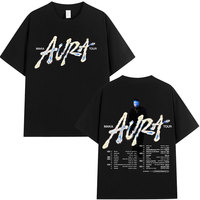 Rapper Maka 2025 Aura Tour Merch T-shirts Men Women Fashion Vintage T-shirt Casual Cotton O-Neck Short Sleeve T Shirt Streetwear