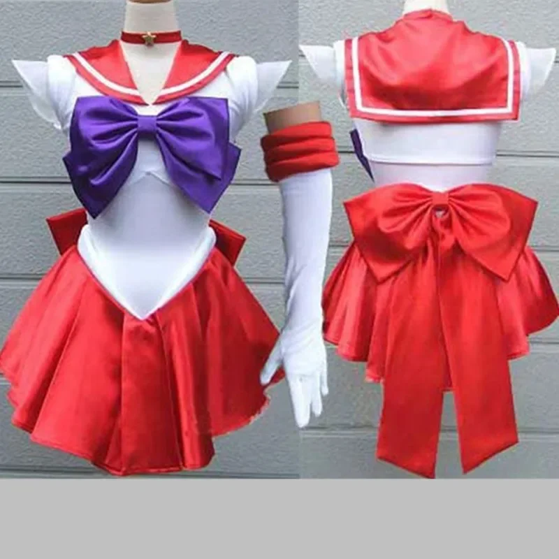 Karnawał anime Sailor Moon cosplay seksowny kostium plus rozmiar Halloween łuk kostiumy prezent dla kobiet Fantasia Lolita kostiumy sukienka m