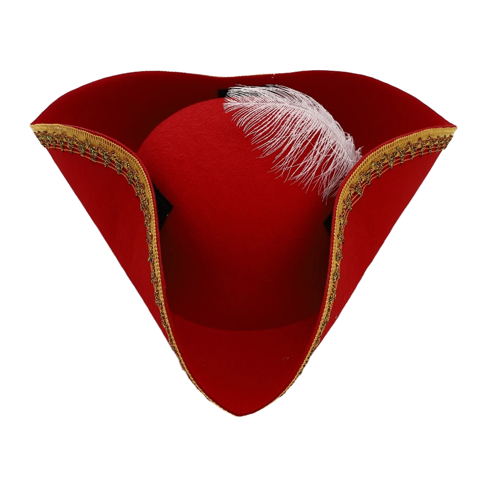 هالوين قبعة قرصان الكبار مضحك تأثيري الاستعماري فريد تريكورن قبعة دور اللعب الكابتن قبعة أداء قبعات الشمس حفلة تنكرية