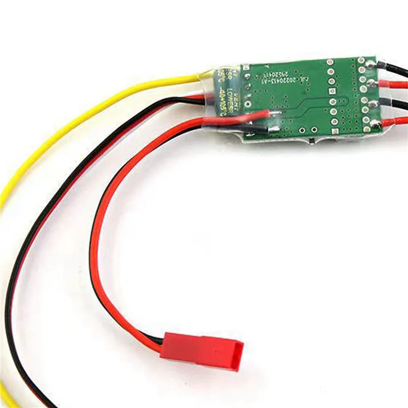 AS96-3X controlador de velocidad cepillado Bidireccional 5A ESC de doble vía ESC 2S-3S Lipo para modelo RC coche barco tanque repuestos