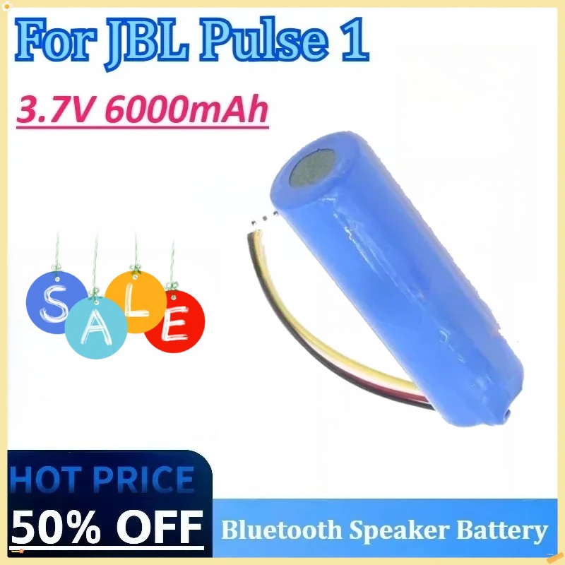 

New 3.7V 6000mAh High-Capacity Replacement Bluetooth Speaker Battery 763098 MLP822199 for JBL Pulse 1 Rechargeable Battery