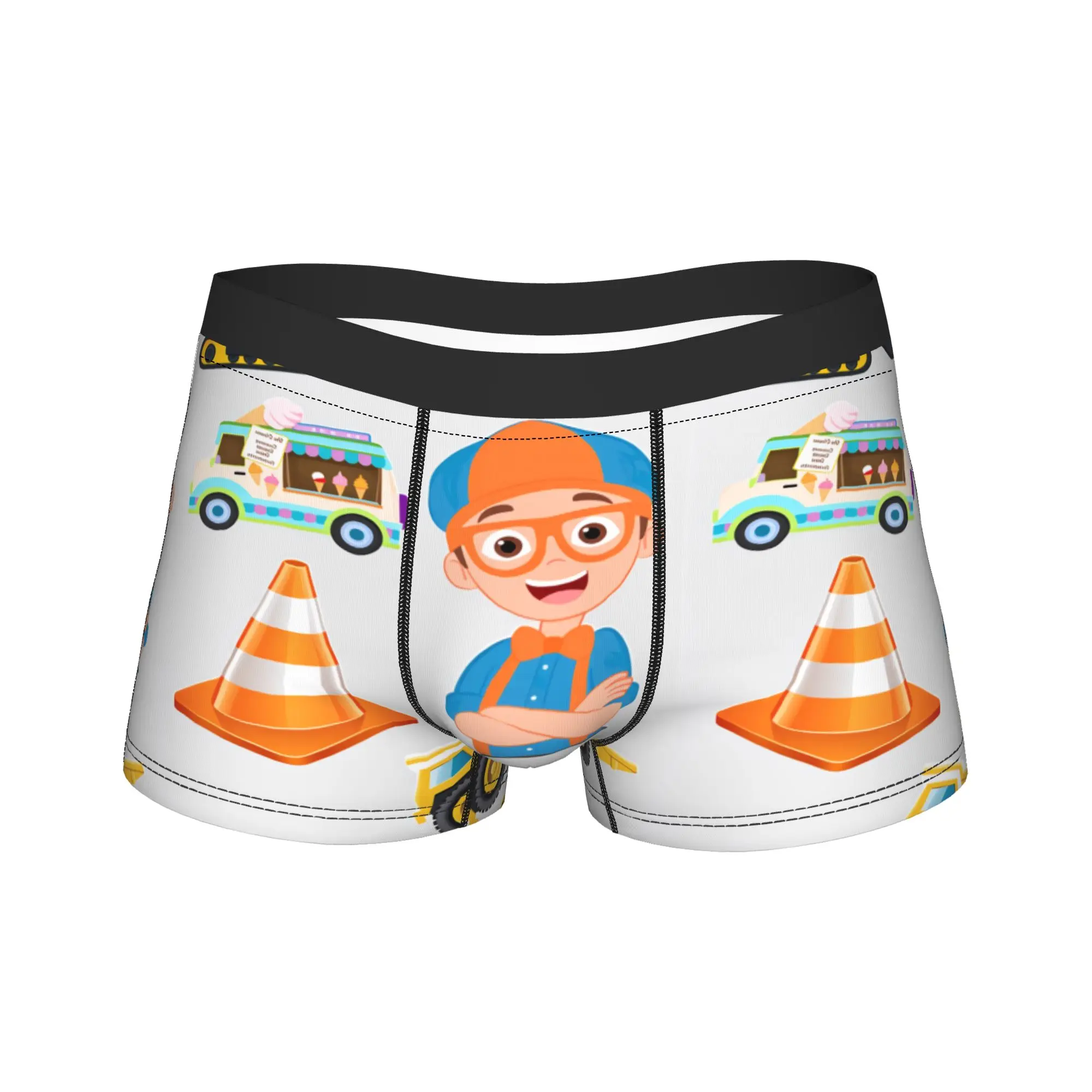 

Cartoon B-Blippiing Shorts Briefs Underwear Trenky Male Funny Boxershorts Printed Plus Size Panties