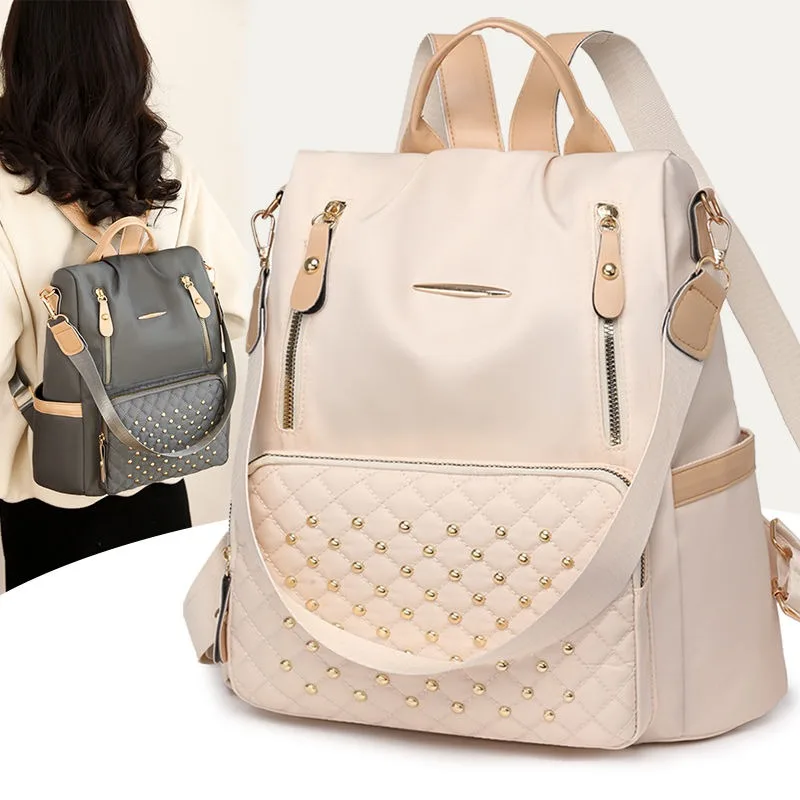 Zaino moda donna Zaini in nylon di grande capacità Zaino da viaggio grande femminile Borse da scuola Borsa a tracolla per ragazze adolescenti