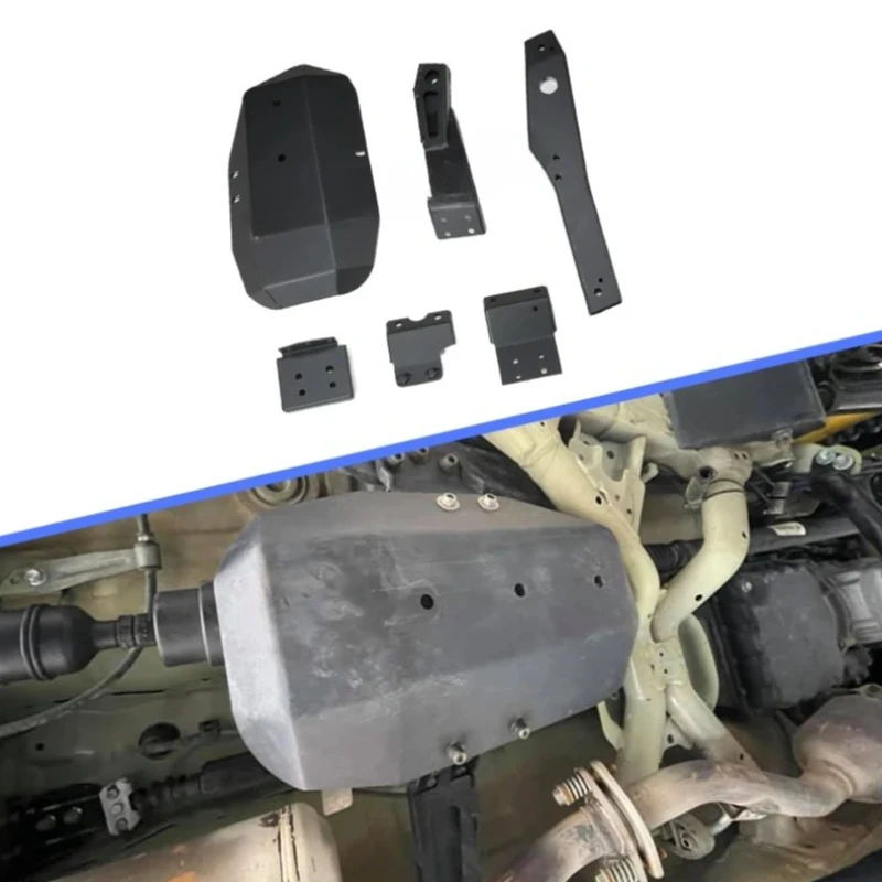 Car Transfer Case Protection Plate Steel 4MM For Suzuki Jimny J64 JB74 JC74 3/5 Door Transfer Case Guard Skid Bash Protec Plate