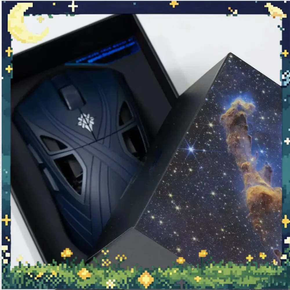 Finalmouse SLX Starlight X Mouse Wireless Nightfall 38g Lightweight Carbon Fiber Composite TMR-DS F1 Sensor Esport Gaming Mouse