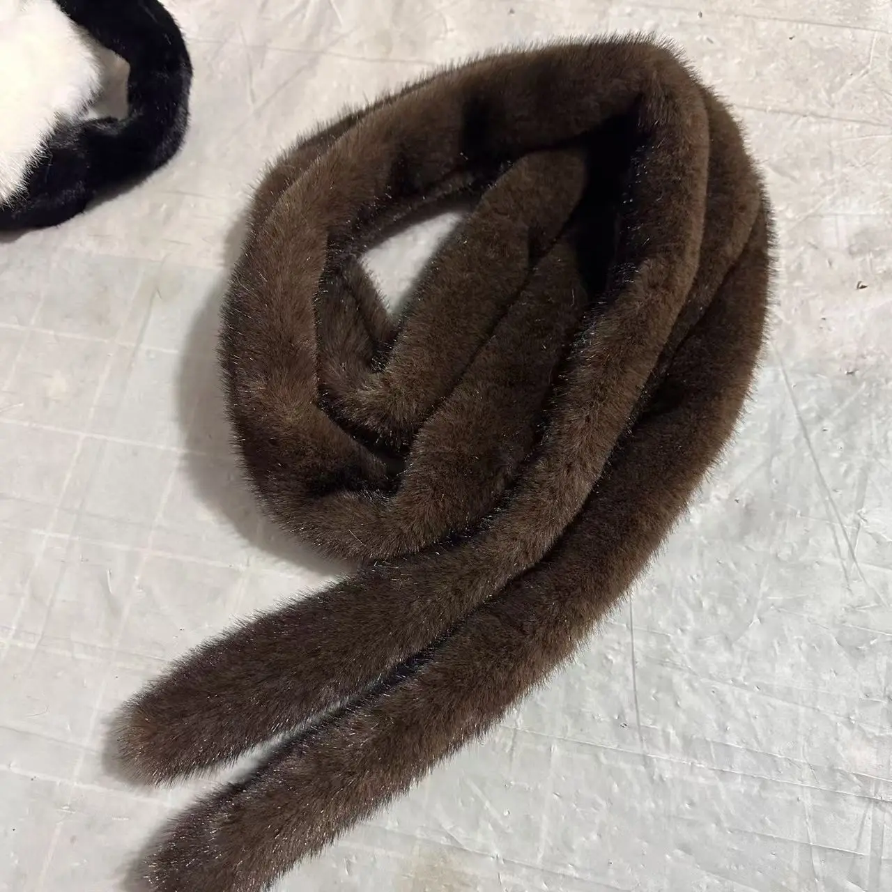 Faux Mink Fur Waistband, Full Leather Strap, Imitation Mink Fur Coat, Waist Rope, Waist Chain Accessories, Fur Decorative Strap