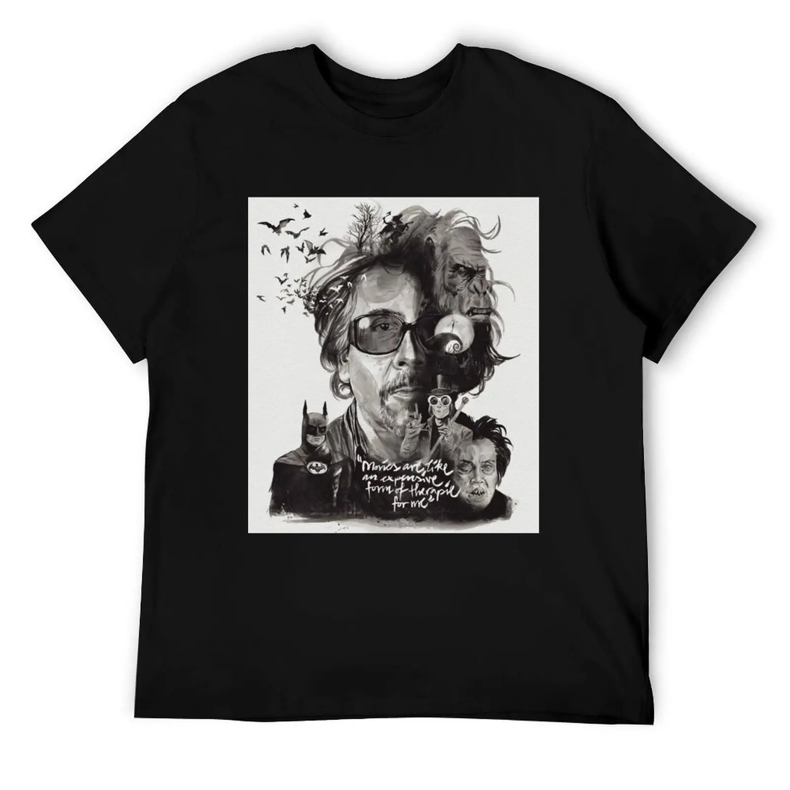 

Tim Burton logo T-Shirt anime tshirt funny t shirts man T-Shirt