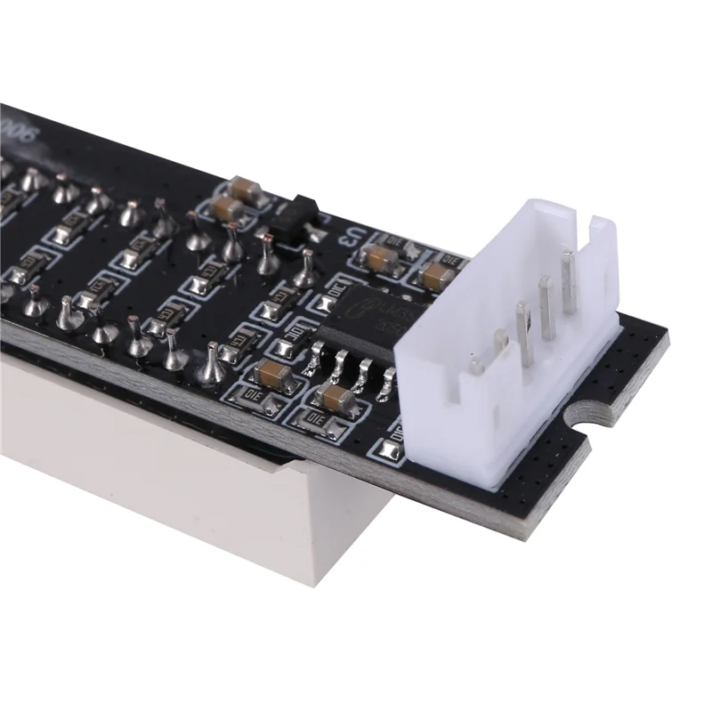 CABE-3X デュアル 12 音楽レベルインジケーター LED スペクトラム VU メーターアンプ光速調整可能なボード MP3 DC 7-12V 用 (フィニス)