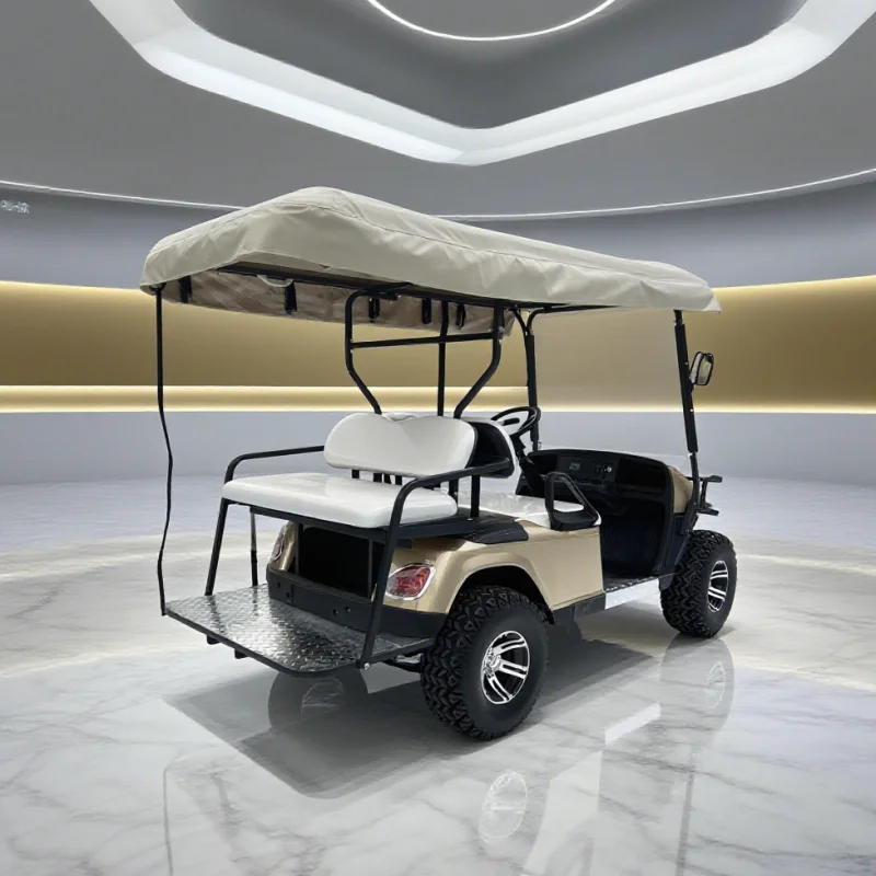 

Внедорожная тележка для гольфа с электрическим подъемом на 4 человека, 72 В, с литиевой батареей